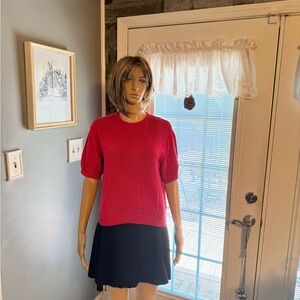 Vintage‎ Pendleton Country Sophisticates Petite Short Sleeve Sweater SZ MED